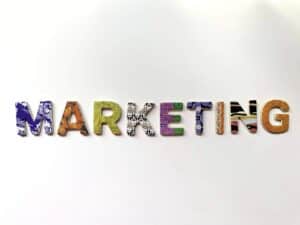 Marketing conversion funnel diagram